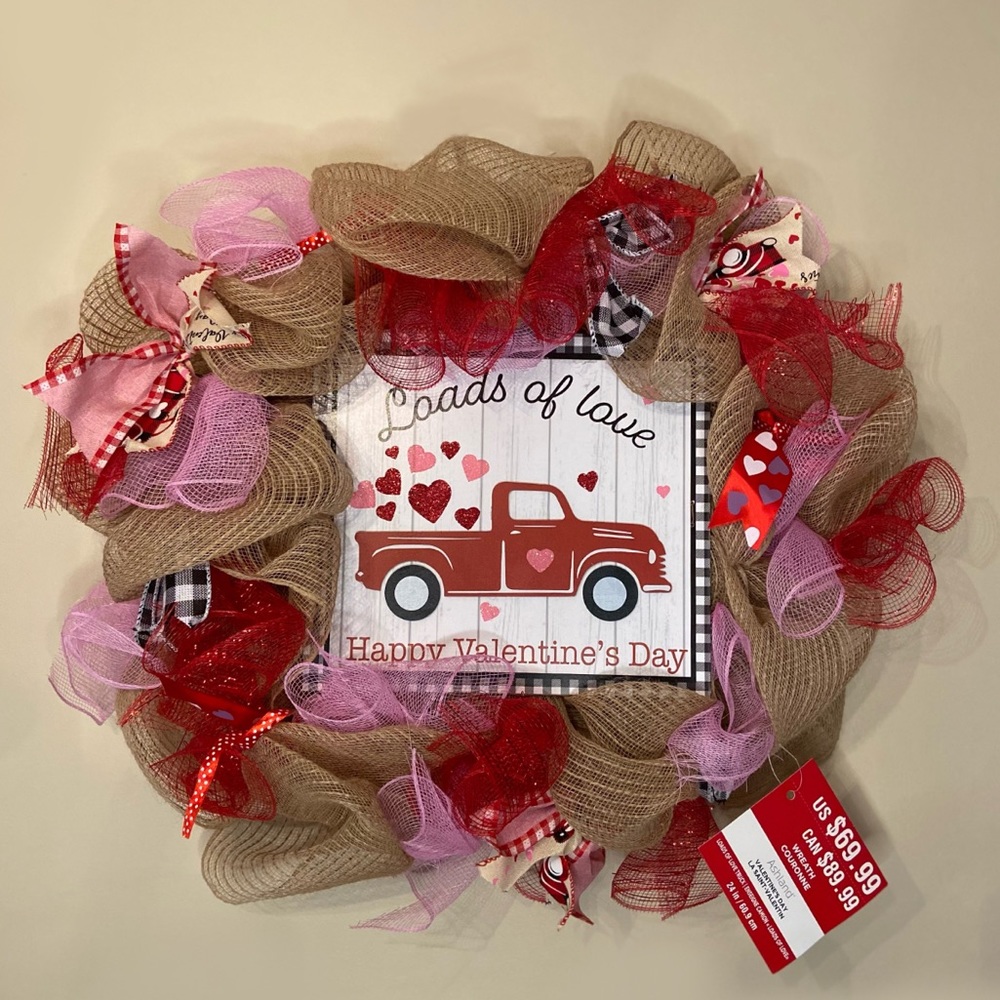 Valentine’s Day wreath